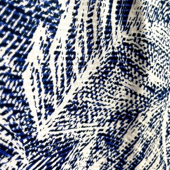 Lysse Palm Print Crop Pants | Size L | Travel Resort Linen Look Stretch NWT - Picture 6 of 10